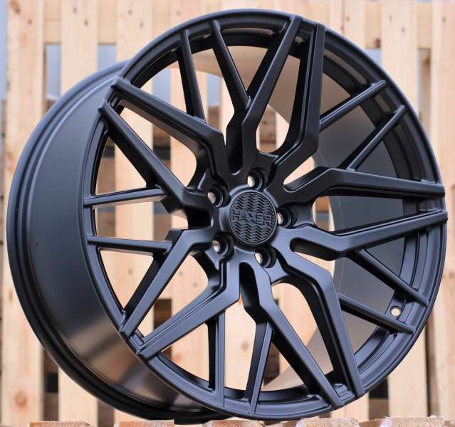 <font face='Tahoma'>vieglmetāla diski</font> JIL Wheels A5478(HX035)BlackHalfMatt(BLHM)HAXER(A)(Rear+FrontOLDCA