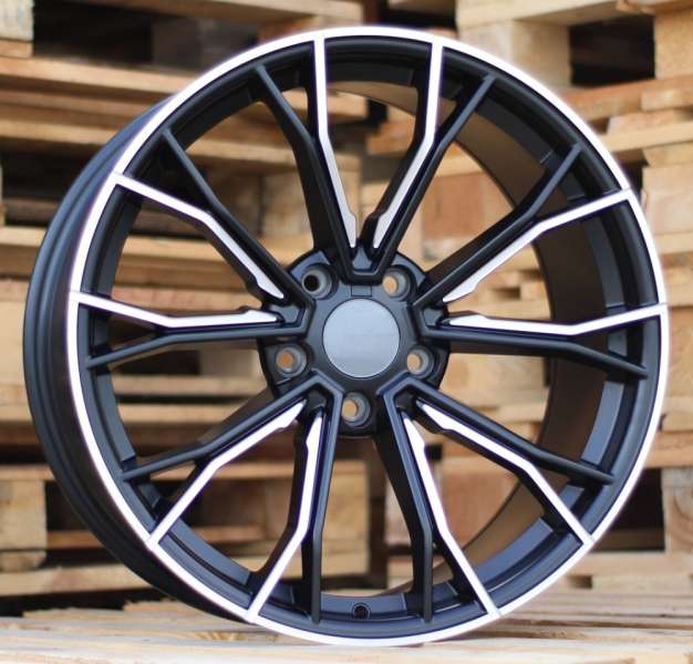 <font face='Tahoma'>vieglmetāla diski</font> JIL Wheels A5385(XFE290)BlackHalfMatt(BLHM)BMW(P)(Rear+Front)