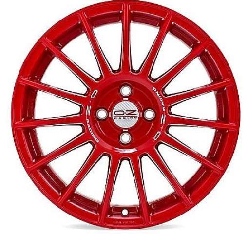 литые диски OZ Racing SUPERTURISMO LM RED WHITE LETTERING 4h